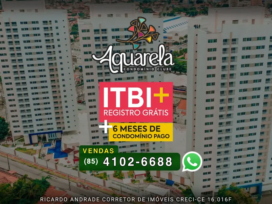 Foto 1 de Apartamento com 3 quartos à venda, 68m2 em Benfica, Fortaleza - CE