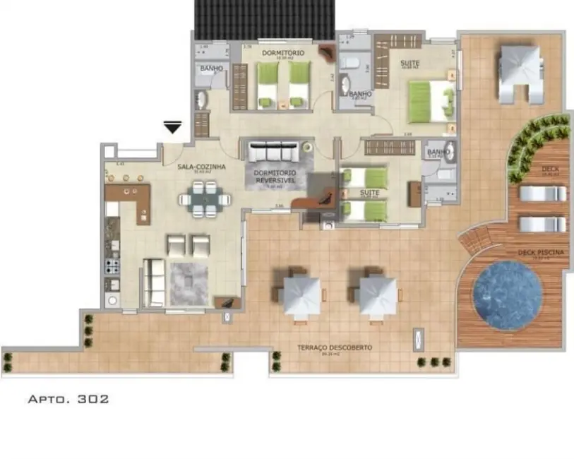 Foto 5 de Apartamento com 3 quartos à venda, 234m2 em Ponta das Canas, Florianopolis - SC