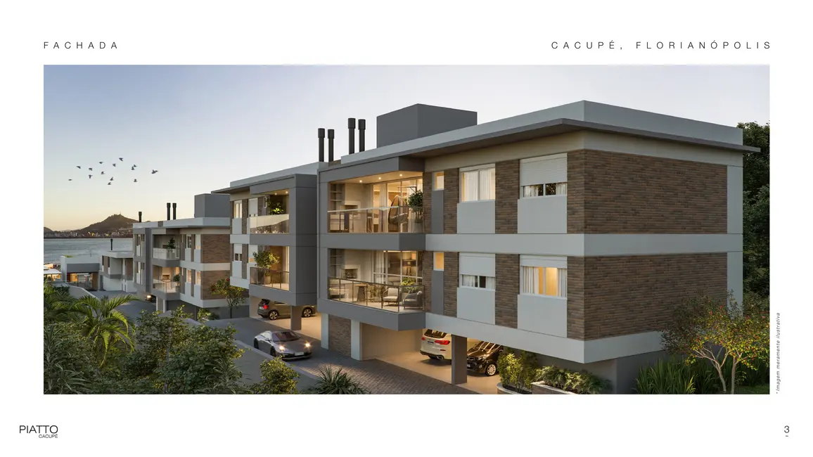 Foto 1 de Apartamento com 3 quartos à venda, 143m2 em Cacupé, Florianopolis - SC