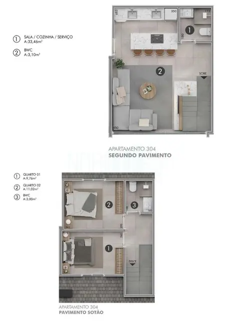 Apartamento com 2 quartos à venda, 98m2 em Ingleses do Rio Vermelho, Florianopolis - SC - imagem 8 Foto 8 de Apartamento com 2 quartos à venda, 98m2 em Ingleses do Rio Vermelho, Florianopolis - SC