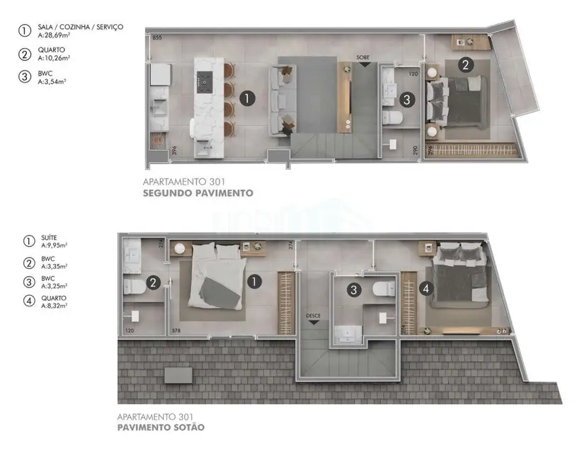 Foto 9 de Apartamento com 3 quartos à venda, 102m2 em Ingleses do Rio Vermelho, Florianopolis - SC