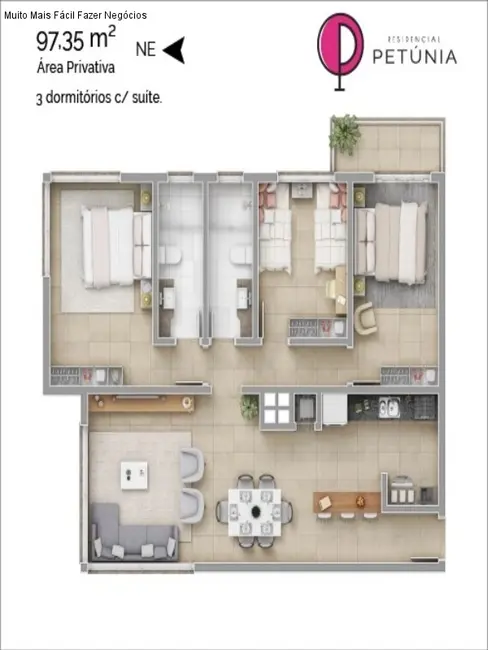 Foto 6 de Apartamento com 1 quarto à venda, 60m2 em Nova Petropolis - RS
