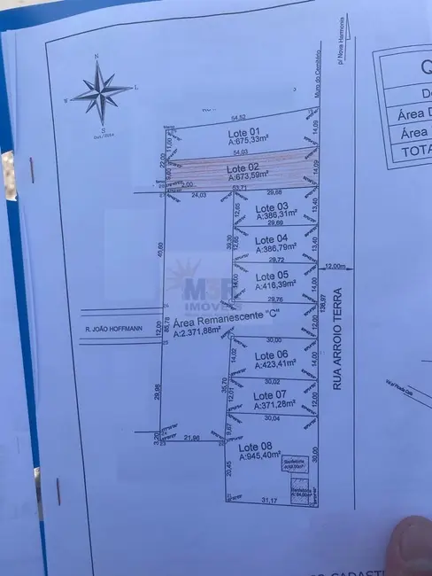 Terreno / Lote à venda, 674m2 em Picada Cafe - RS - imagem 6 Foto 6 de Terreno / Lote à venda, 674m2 em Picada Cafe - RS