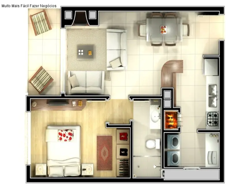 Foto 6 de Apartamento com 1 quarto à venda, 55m2 em Gramado - RS