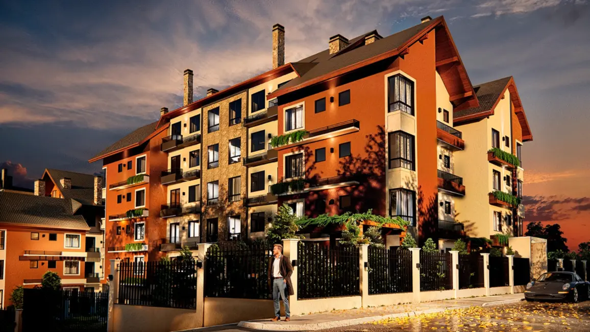 Apartamento com 2 quartos à venda, 66m2 em Centro, Gramado - RS - imagem 1 Foto 1 de Apartamento com 2 quartos à venda, 66m2 em Centro, Gramado - RS