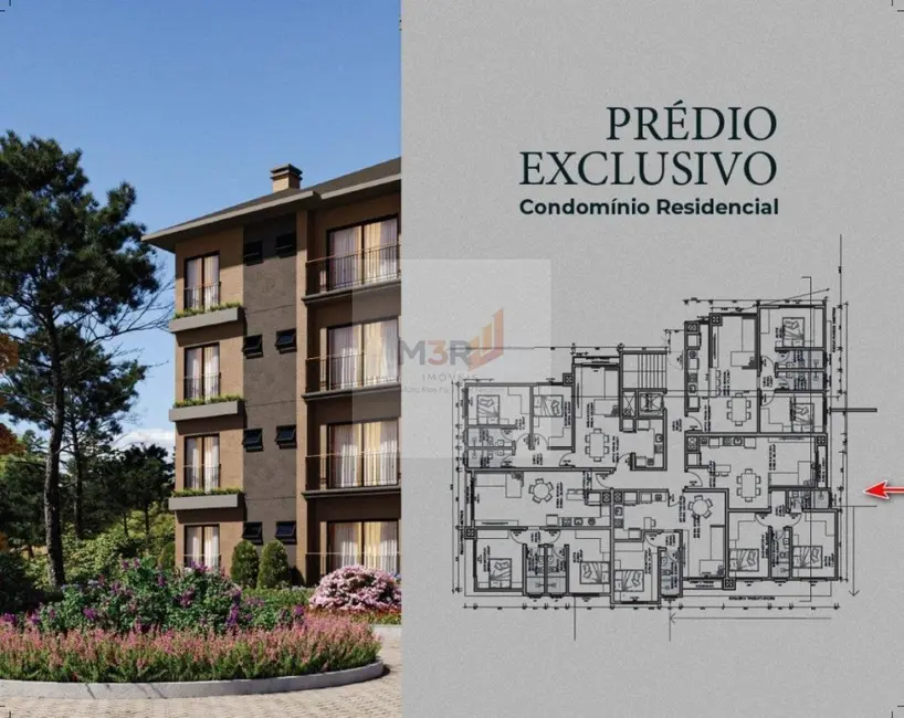 Apartamento com 2 quartos à venda, 69m2 em Várzea Grande, Gramado - RS - imagem 3 Foto 3 de Apartamento com 2 quartos à venda, 69m2 em Várzea Grande, Gramado - RS