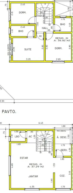 Foto 2 de Sobrado com 3 quartos à venda, 120m2 em Vila Junqueira, Santo Andre - SP