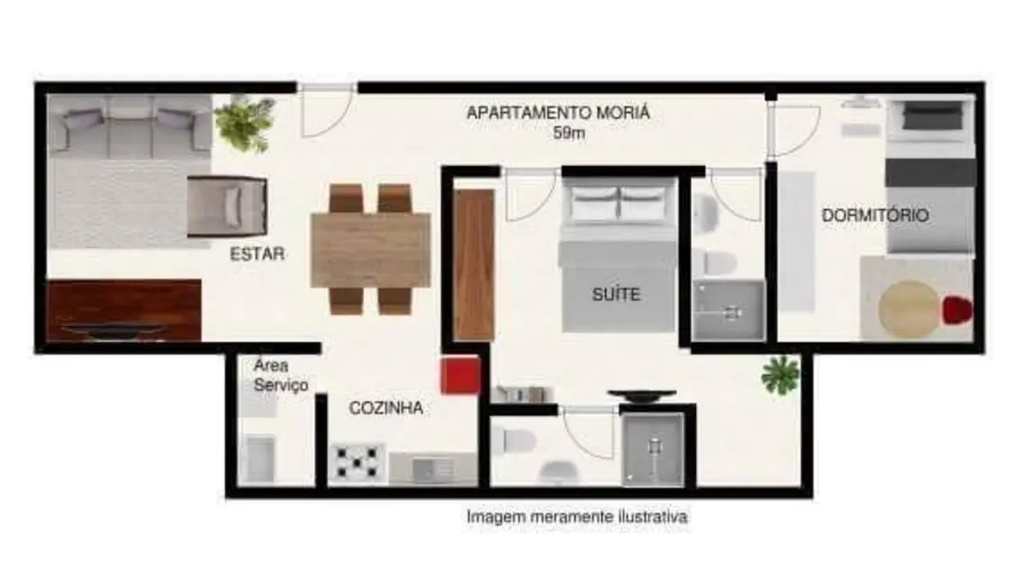 Foto 1 de Apartamento com 2 quartos à venda, 57m2 em Centro, Diadema - SP