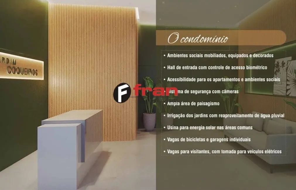 Foto 8 de Apartamento com 2 quartos à venda, 64m2 em Coqueiros, Florianopolis - SC