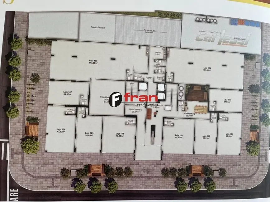 Foto 3 de Loja à venda, 36m2 em Trindade, Florianopolis - SC