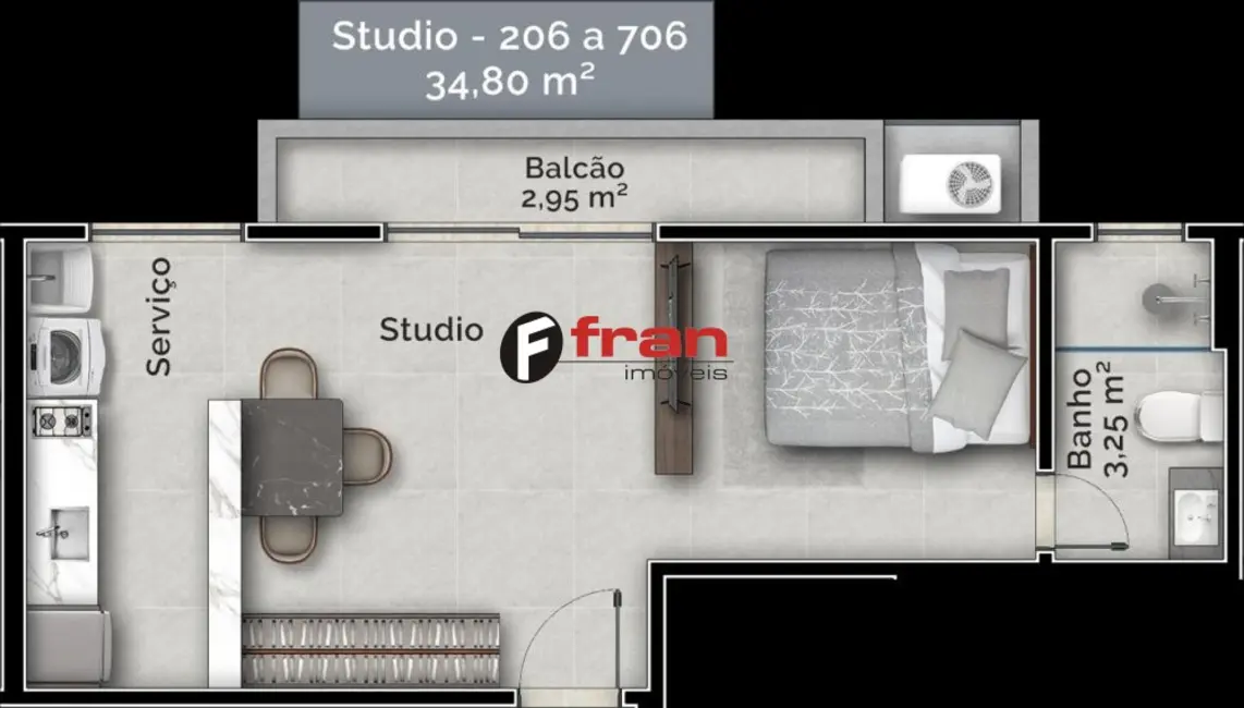 Apartamento com 2 quartos à venda, 59m2 em Carvoeira, Florianopolis - SC - imagem 6 Foto 6 de Apartamento com 2 quartos à venda, 59m2 em Carvoeira, Florianopolis - SC