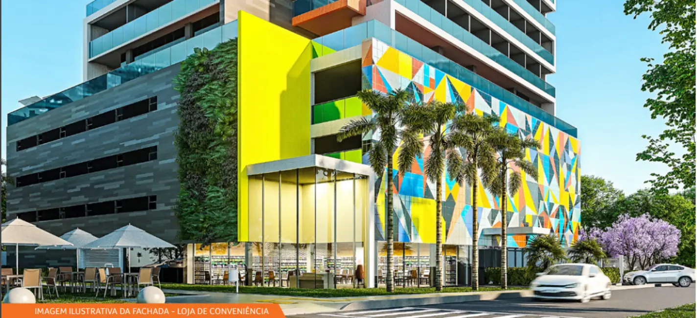 Foto 2 de Apartamento com 1 quarto à venda, 29m2 em Cocó, Fortaleza - CE