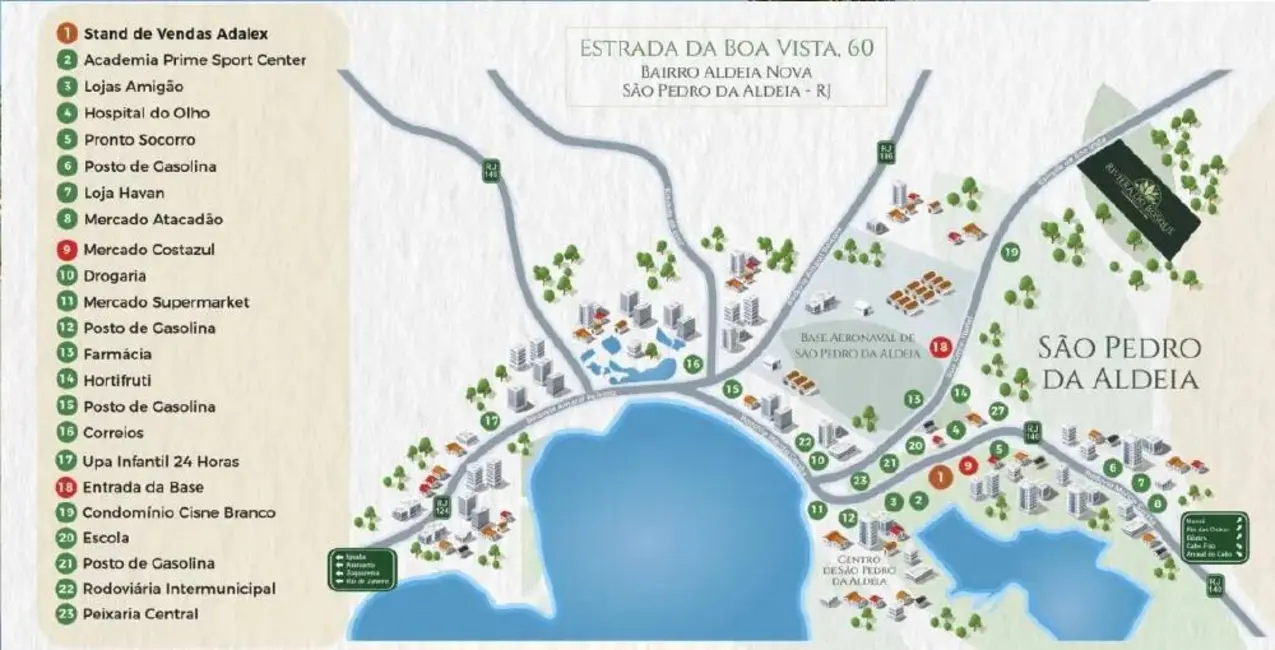 Lote de Condomínio à venda, 252m2 em Boa Vista, Sao Pedro Da Aldeia - RJ - imagem 8 Foto 8 de Lote de Condomínio à venda, 252m2 em Boa Vista, Sao Pedro Da Aldeia - RJ