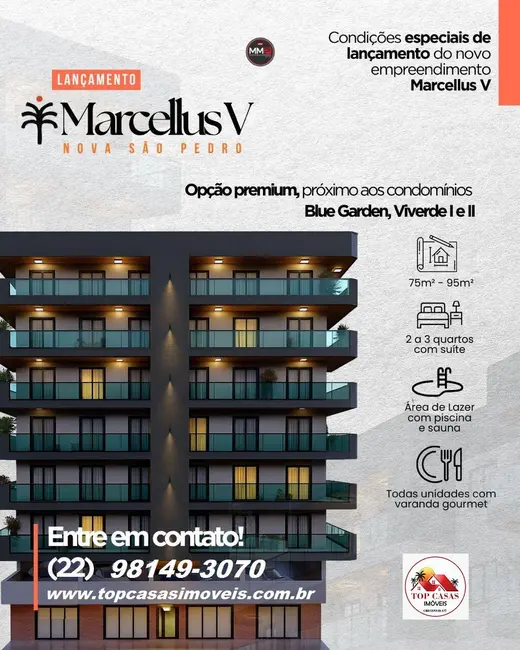 Foto 1 de Apartamento com 2 quartos à venda, 72m2 em Nova São Pedro, Sao Pedro Da Aldeia - RJ