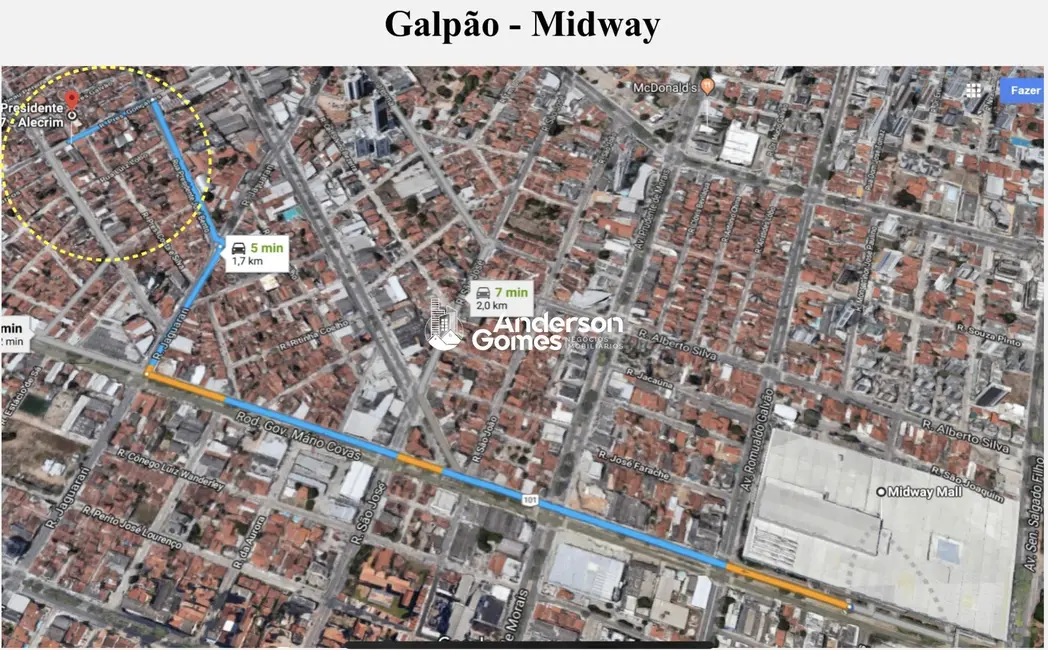 Foto 14 de Armazém / Galpão com 2 quartos para alugar, 560m2 em Alecrim, Natal - RN