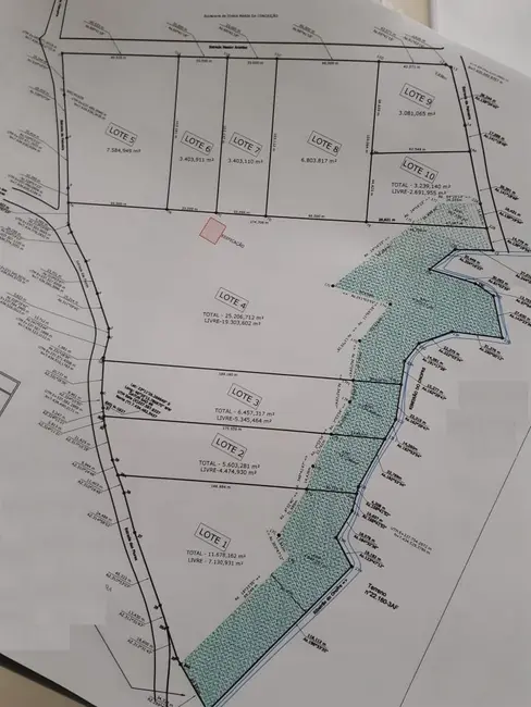 Foto 5 de Terreno / Lote à venda, 3403m2 em Atibaia - SP