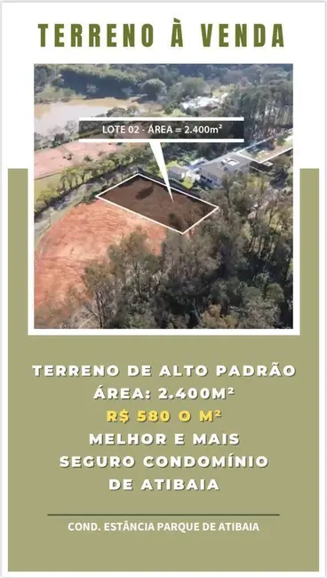 Foto 5 de Lote de Condomínio à venda, 5678m2 em Estância Parque de Atibaia, Atibaia - SP