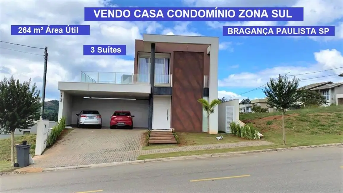 Foto 1 de Casa de Condomínio com 3 quartos à venda, 264m2 em Braganca Paulista - SP