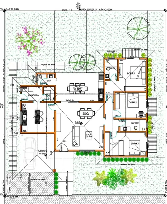 Foto 4 de Lote de Condomínio à venda, 584m2 em Vila Dom Pedro, Atibaia - SP