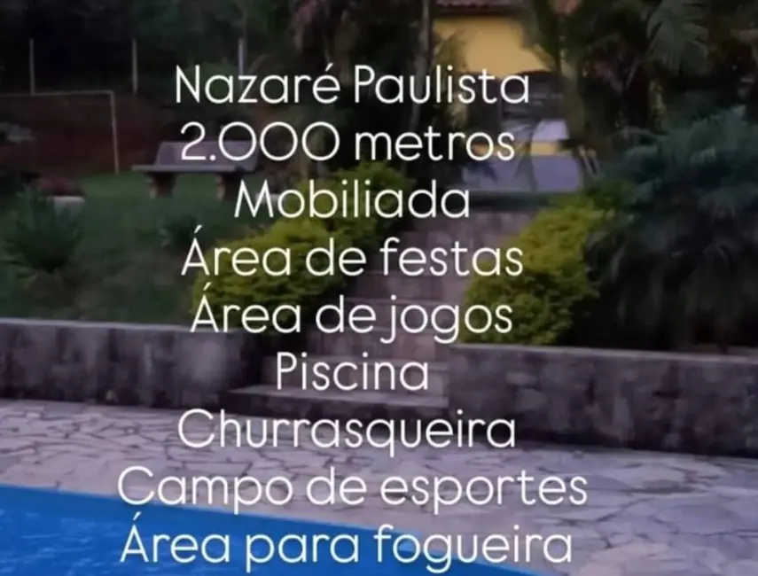 Foto 5 de Chácara com 3 quartos à venda, 200m2 em Nazare Paulista - SP