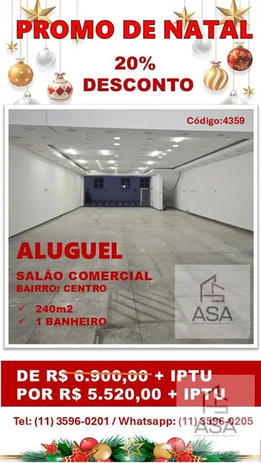 Foto 1 de Loja para alugar, 240m2 em Centro, Mogi Das Cruzes - SP