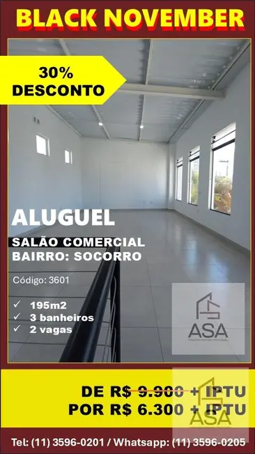 Loja para alugar, 195m2 em Socorro, Mogi Das Cruzes - SP - imagem 1 Foto 1 de Loja para alugar, 195m2 em Socorro, Mogi Das Cruzes - SP