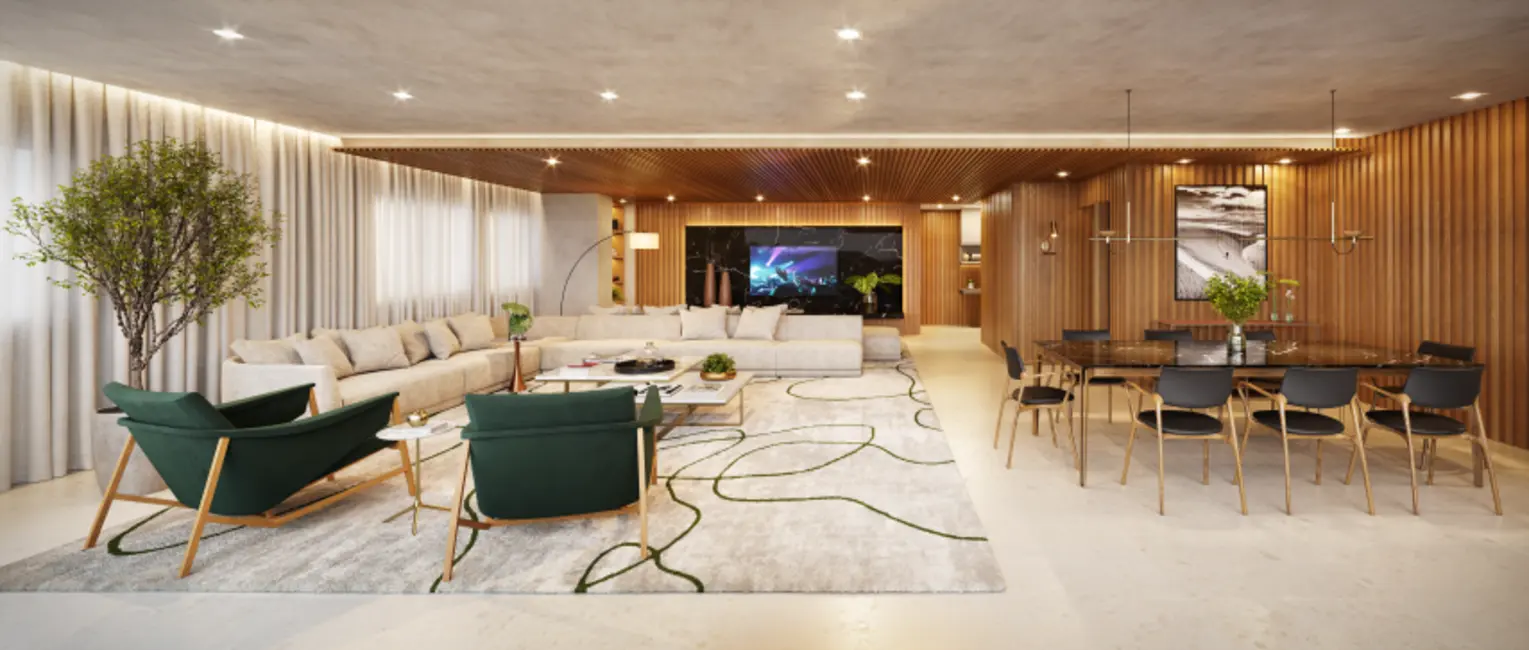 Apartamento com 4 quartos à venda, 416m2 em Setor Bueno, Goiania - GO - imagem 5 Foto 5 de Apartamento com 4 quartos à venda, 416m2 em Setor Bueno, Goiania - GO