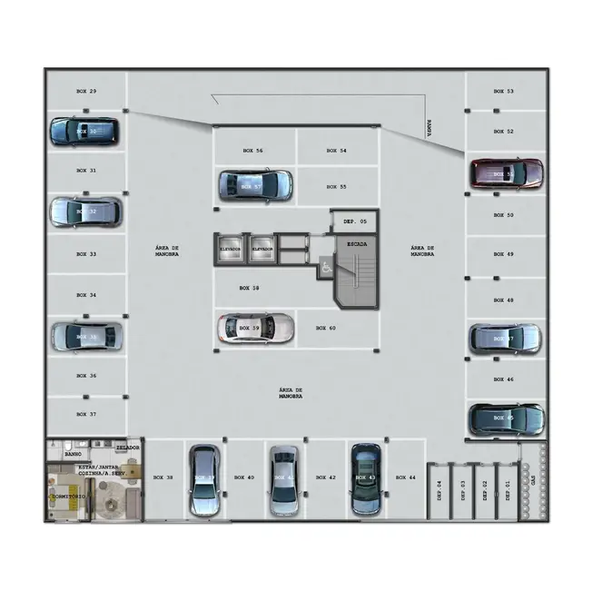 Apartamento com 2 quartos à venda, 80m2 em Capao Da Canoa - RS - imagem 5 Foto 5 de Apartamento com 2 quartos à venda, 80m2 em Capao Da Canoa - RS