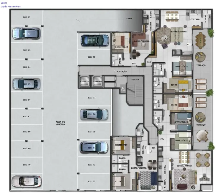 Foto 7 de Apartamento com 3 quartos à venda, 110m2 em Capao Da Canoa - RS