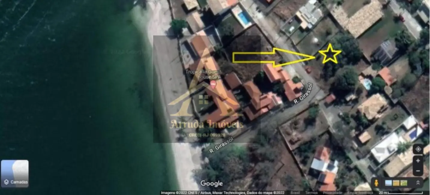 Terreno / Lote à venda, 442m2 em Praia do Sudoeste, Sao Pedro Da Aldeia - RJ - imagem 3 Foto 3 de Terreno / Lote à venda, 442m2 em Praia do Sudoeste, Sao Pedro Da Aldeia - RJ