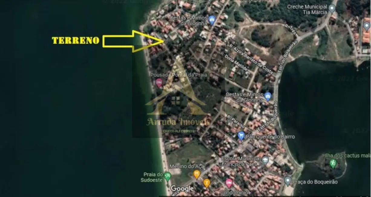 Terreno / Lote à venda, 442m2 em Praia do Sudoeste, Sao Pedro Da Aldeia - RJ - imagem 2 Foto 2 de Terreno / Lote à venda, 442m2 em Praia do Sudoeste, Sao Pedro Da Aldeia - RJ