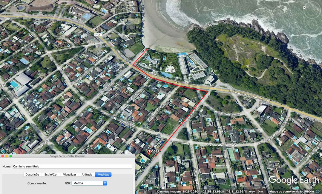 Terreno / Lote à venda, 360m2 em Balneário Praia do Pernambuco, Guaruja - SP - imagem 2 Foto 2 de Terreno / Lote à venda, 360m2 em Balneário Praia do Pernambuco, Guaruja - SP