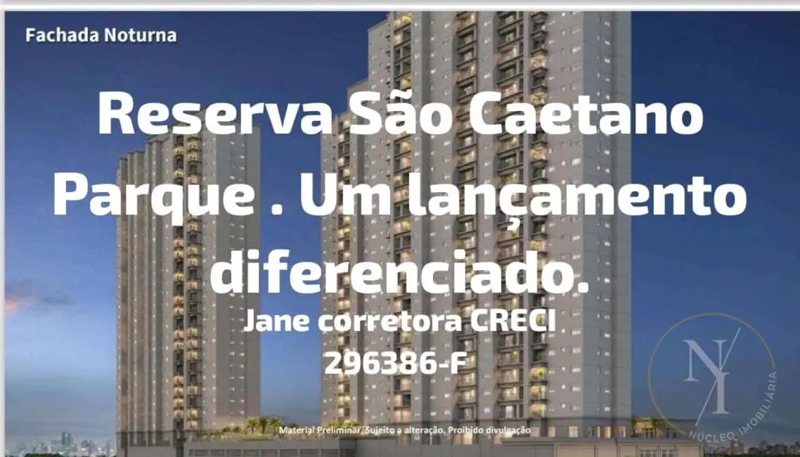 Foto 1 de Apartamento com 2 quartos à venda, 59m2 em Fundação, Sao Caetano Do Sul - SP