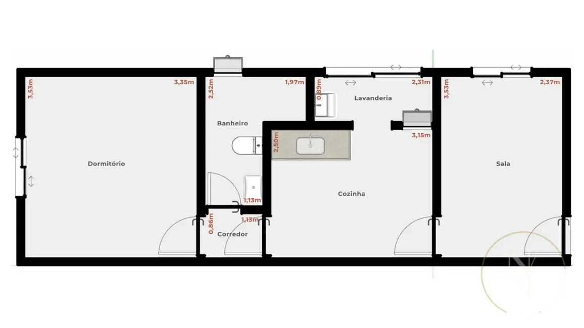 Foto 7 de Apartamento com 1 quarto à venda, 46m2 em Assunção, Sao Bernardo Do Campo - SP