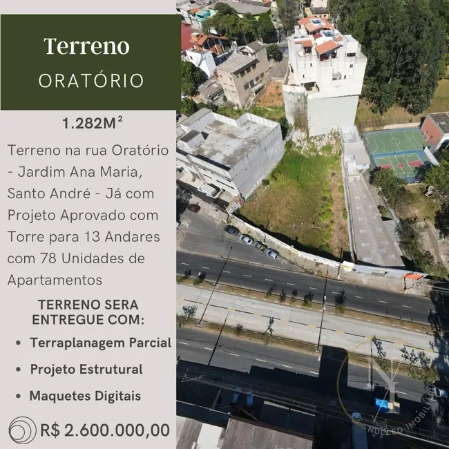 Sala Comercial à venda, 1282m2 em Jardim Ana Maria, Santo Andre - SP - imagem 1 Foto 1 de Sala Comercial à venda, 1282m2 em Jardim Ana Maria, Santo Andre - SP