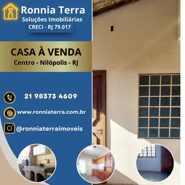 Foto 1 de Casa com 4 quartos à venda, 160m2 em Centro, Nilopolis - RJ