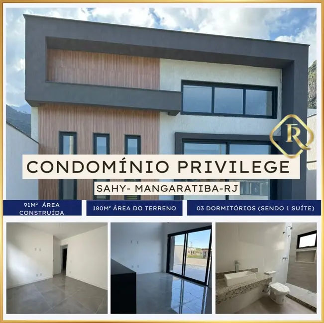 Foto 2 de Casa de Condomínio com 3 quartos à venda, 91m2 em Mangaratiba - RJ