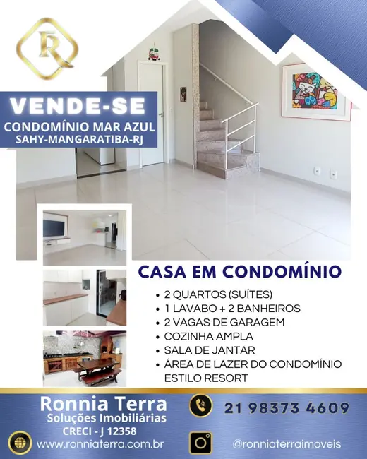 Casa de Condomínio com 2 quartos à venda, 70m2 em Mangaratiba - RJ - imagem 1 Foto 1 de Casa de Condomínio com 2 quartos à venda, 70m2 em Mangaratiba - RJ