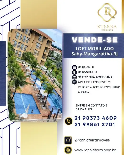 Foto 1 de Apartamento com 1 quarto à venda, 51m2 em Mangaratiba - RJ