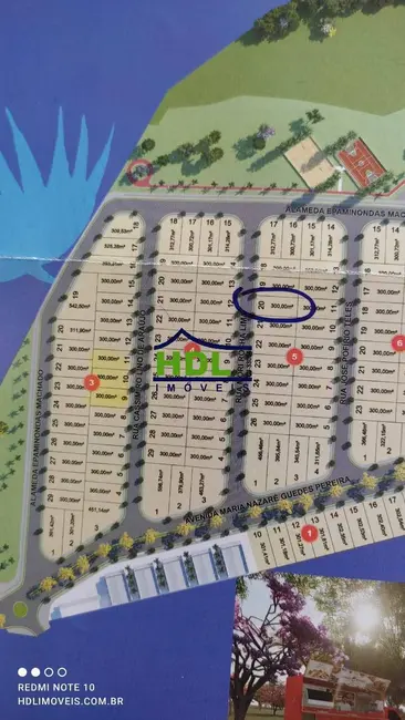 Foto 1 de Terreno / Lote à venda, 300m2 em Hidrolandia - GO