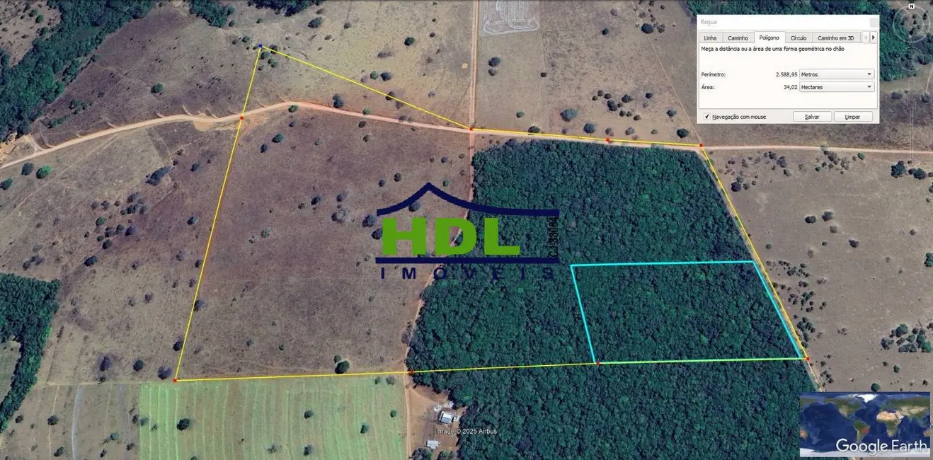 Foto 1 de Chácara à venda, 338800m2 em Hidrolandia - GO