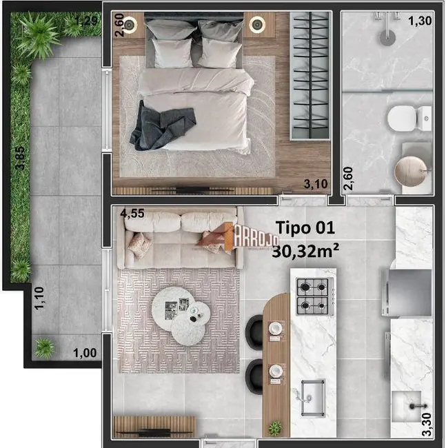 Foto 6 de Apartamento com 1 quarto à venda, 40m2 em Vila Esperança, São Paulo - SP