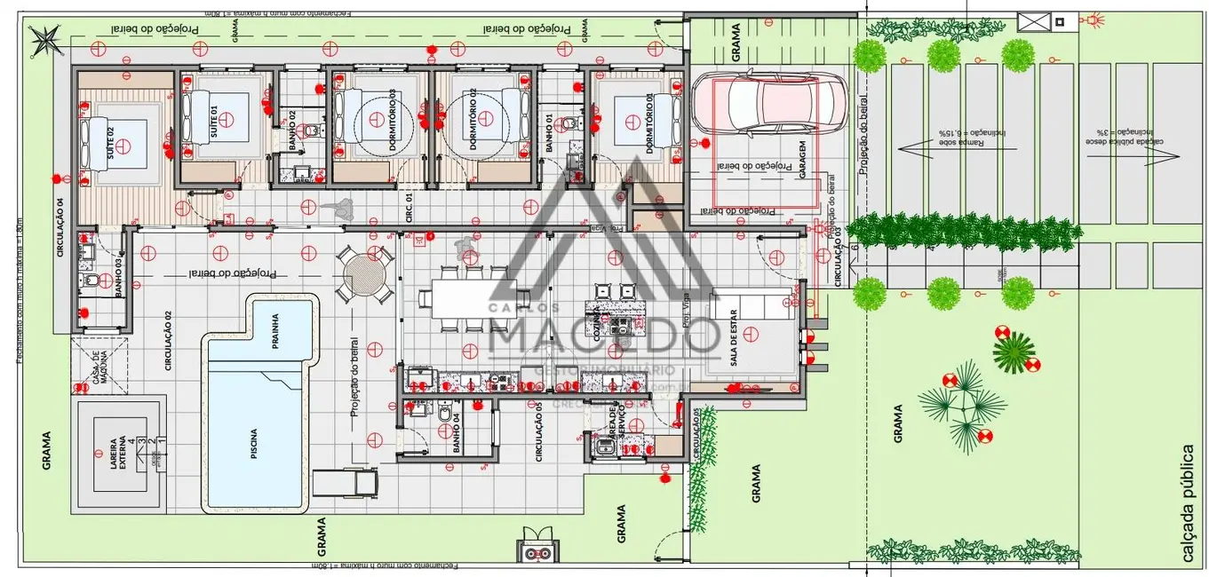Foto 8 de Casa com 5 quartos à venda, 475m2 em Porangaba - SP