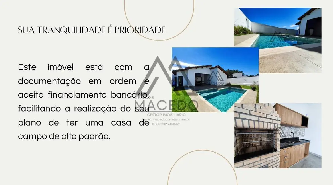 Foto 5 de Casa de Condomínio com 3 quartos à venda, 450m2 em Porangaba - SP