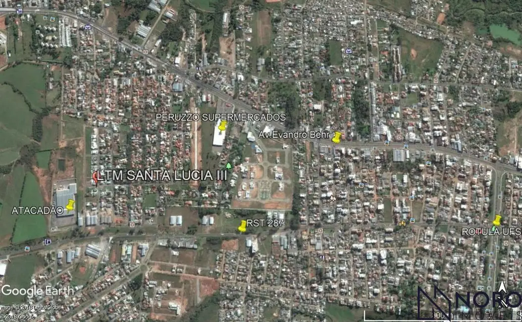 Foto 1 de Terreno / Lote à venda, 360m2 em Camobi, Santa Maria - RS