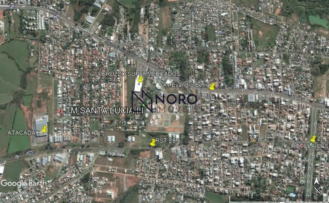 Foto 1 de Terreno / Lote à venda, 360m2 em Camobi, Santa Maria - RS