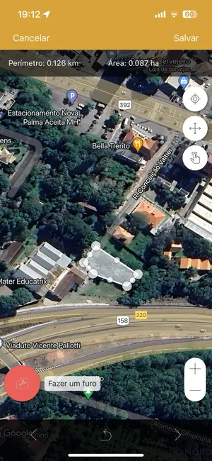 Foto 1 de Terreno / Lote à venda, 1350m2 em Km 3, Santa Maria - RS