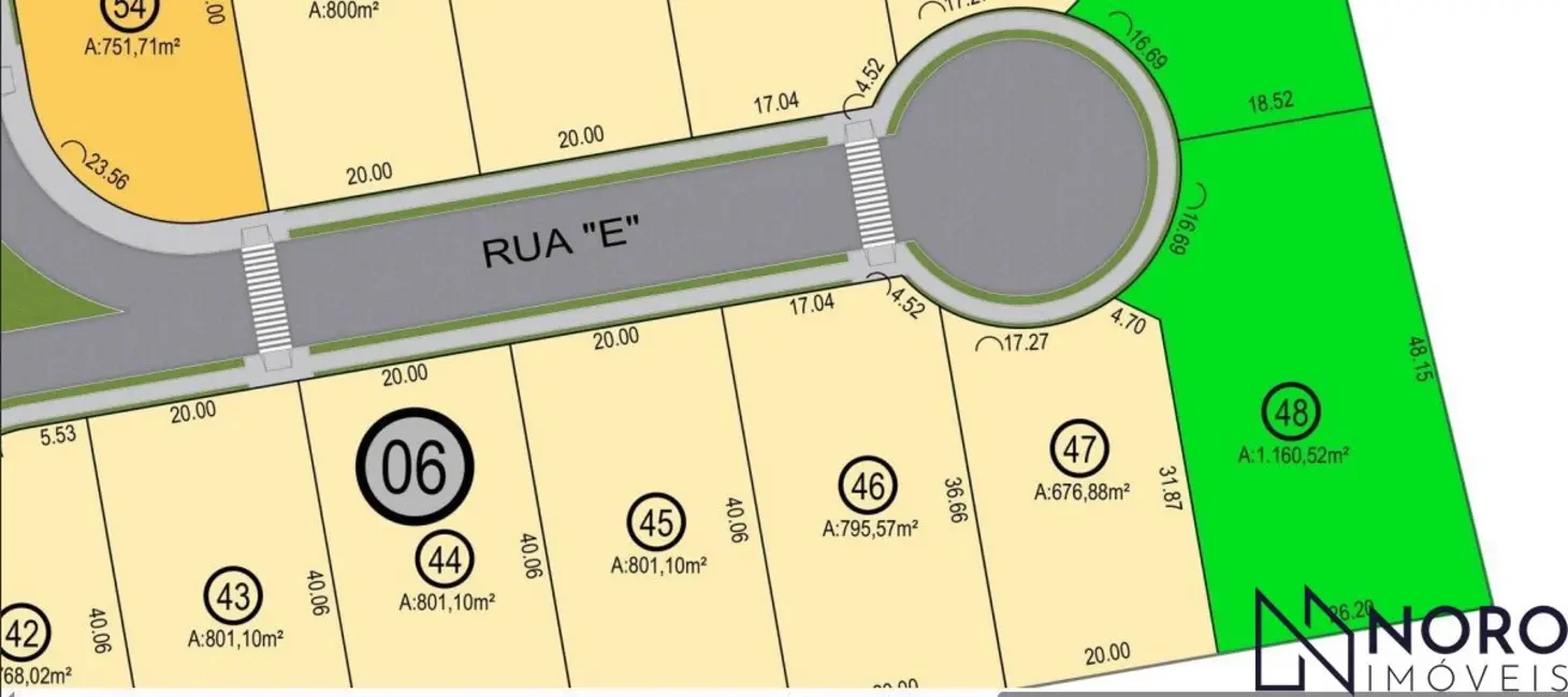 Foto 4 de Terreno / Lote à venda, 1161m2 em Camobi, Santa Maria - RS