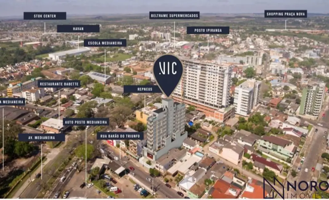 Foto 3 de Apartamento com 3 quartos à venda, 78m2 em Nossa Senhora de Fátima, Santa Maria - RS