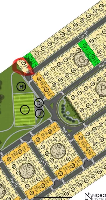 Foto 3 de Terreno / Lote à venda, 416m2 em Camobi, Santa Maria - RS